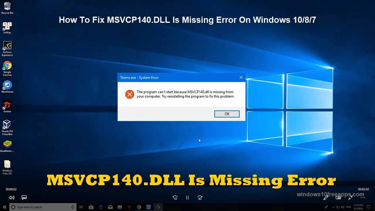 fix dll files windows 10